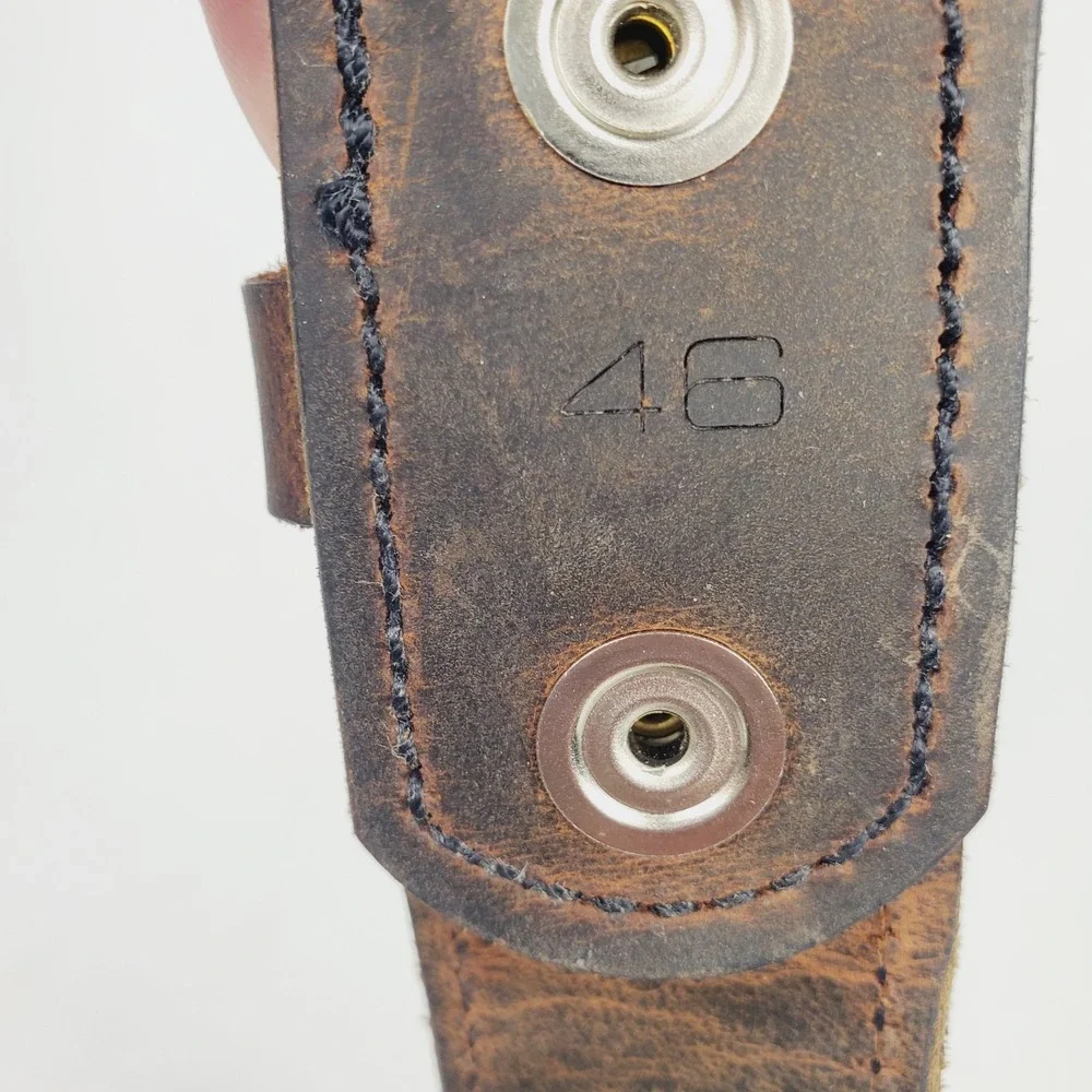 Versacarry Rancher Carry Belt Sz 46 Brown 2 Ply Buffalo Leather Heavy Duty Work